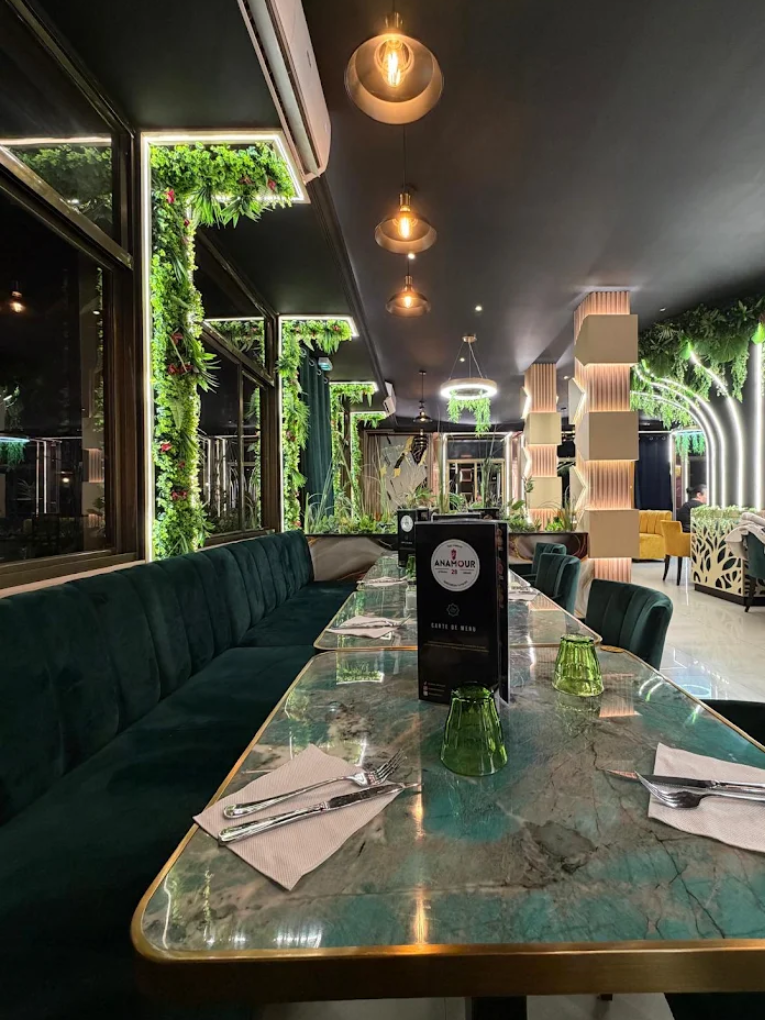 Salle du restaurant ANAMOUR à Lucé